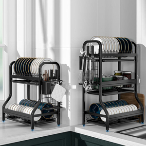KS008 Stainless Steel Kitchen Bowel Shelf 