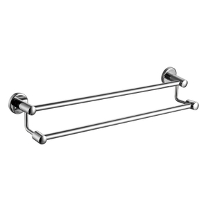 T002 SUS304 Bathroom Double Towel Bar 