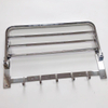 3649 Modern SUS304 Bathroom Accessories Folding Towel Rack with Hooks